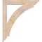 Ekena Millwork Thorton Traditional Smooth Bracket, Douglas Fir, 3 1/2"W x 30"D x 34"H BKT04X30X34THR01SDF - alternate 3